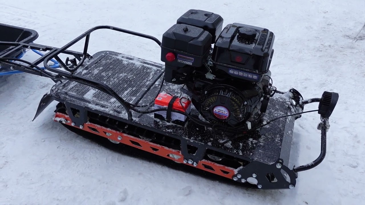 Мотобуксировщик ЛИДЕР 1R (Ижтехмаш). Образец для испытаний. Краткий обзор.