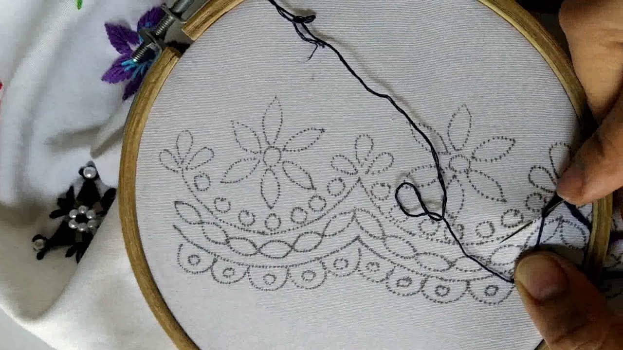 Hand Embroidery Border Design 2020