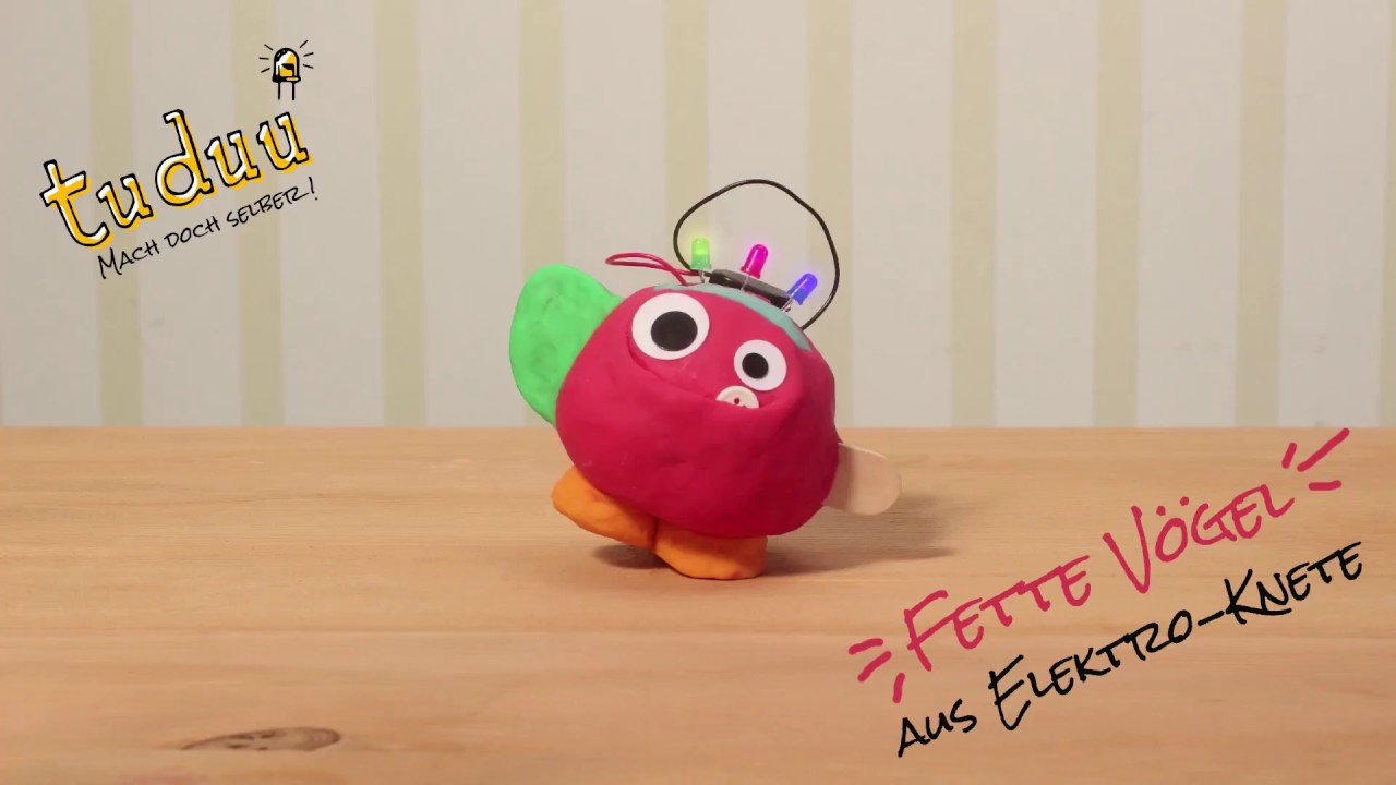 Fette Vögel aus Elektroknete (Anleitung)