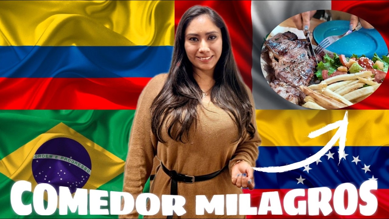 Aquí ENCONTRE COMIDA Colombiana, Peruana, Argentina!