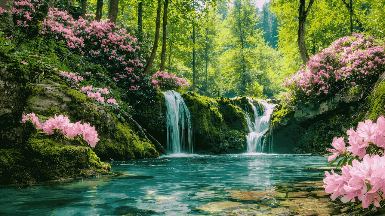 🌿 Calming Flute Melodies & Healing Water Sounds | Relaxation, Meditation, Sleep Aid