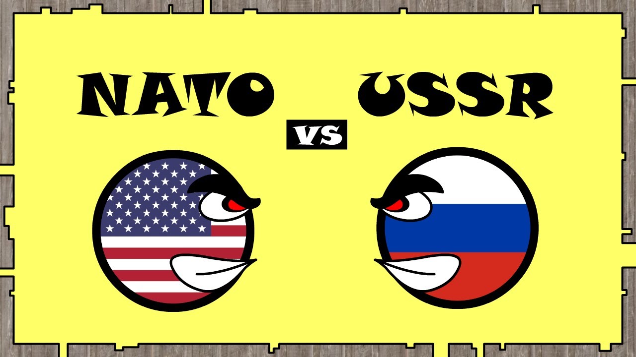 Countryball Battle : NATO vs USSR War | 30 countries fight to survive