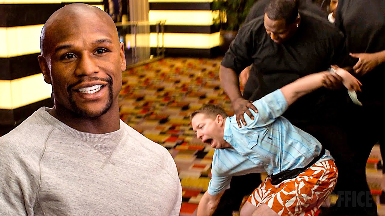 Floyd Mayweather sends security on a fan | Think Like a Man Too | CLIP