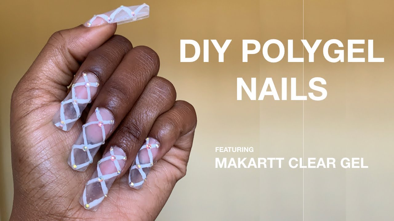 DIY Polygel Nails | Makartt Clear Polygel | @NailsbySilky Inspired