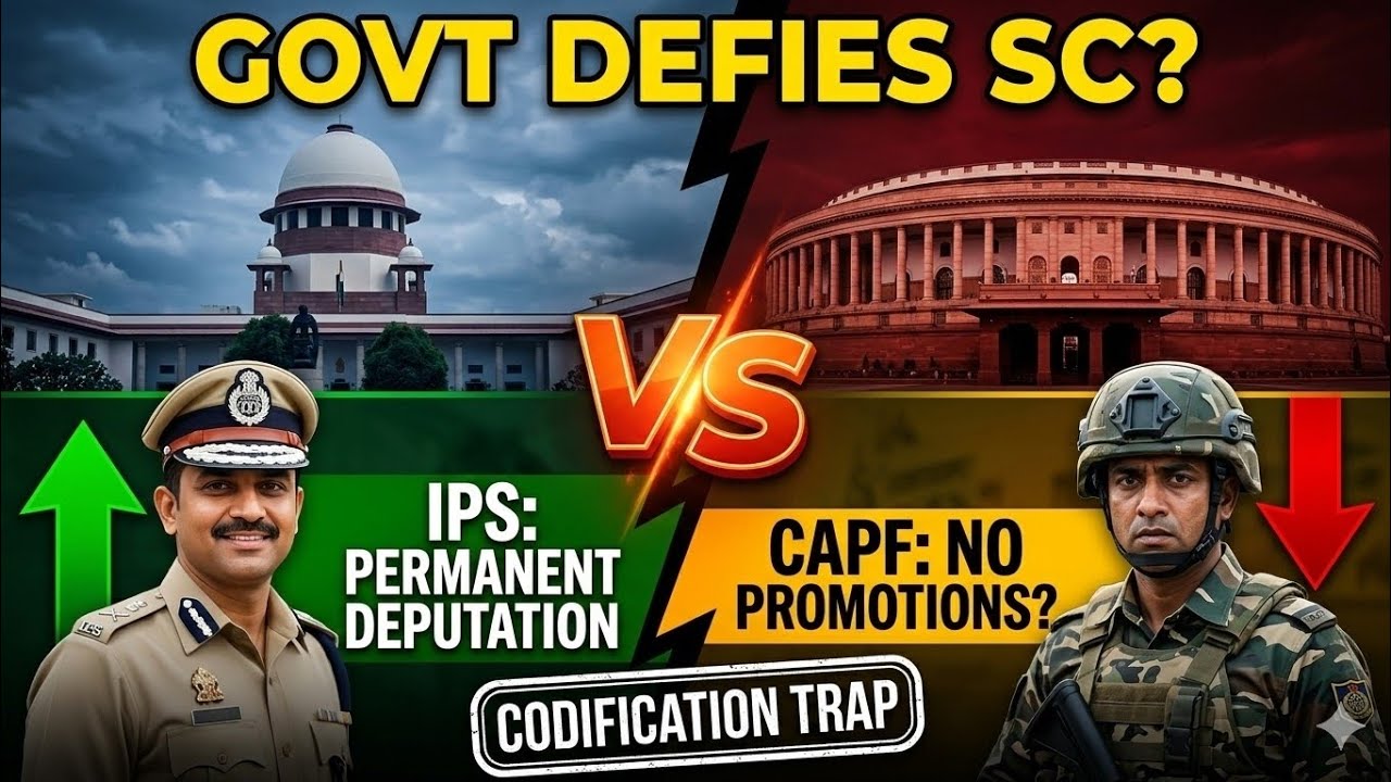 Why the Opposition Is Questioning the Govt&rsquo;s IPS Deputation Bill? CAPF Debate Explained #ips #CAPF 