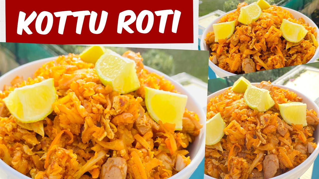 KOTTU ROTI - KOTTU PAROTTA AU POULET