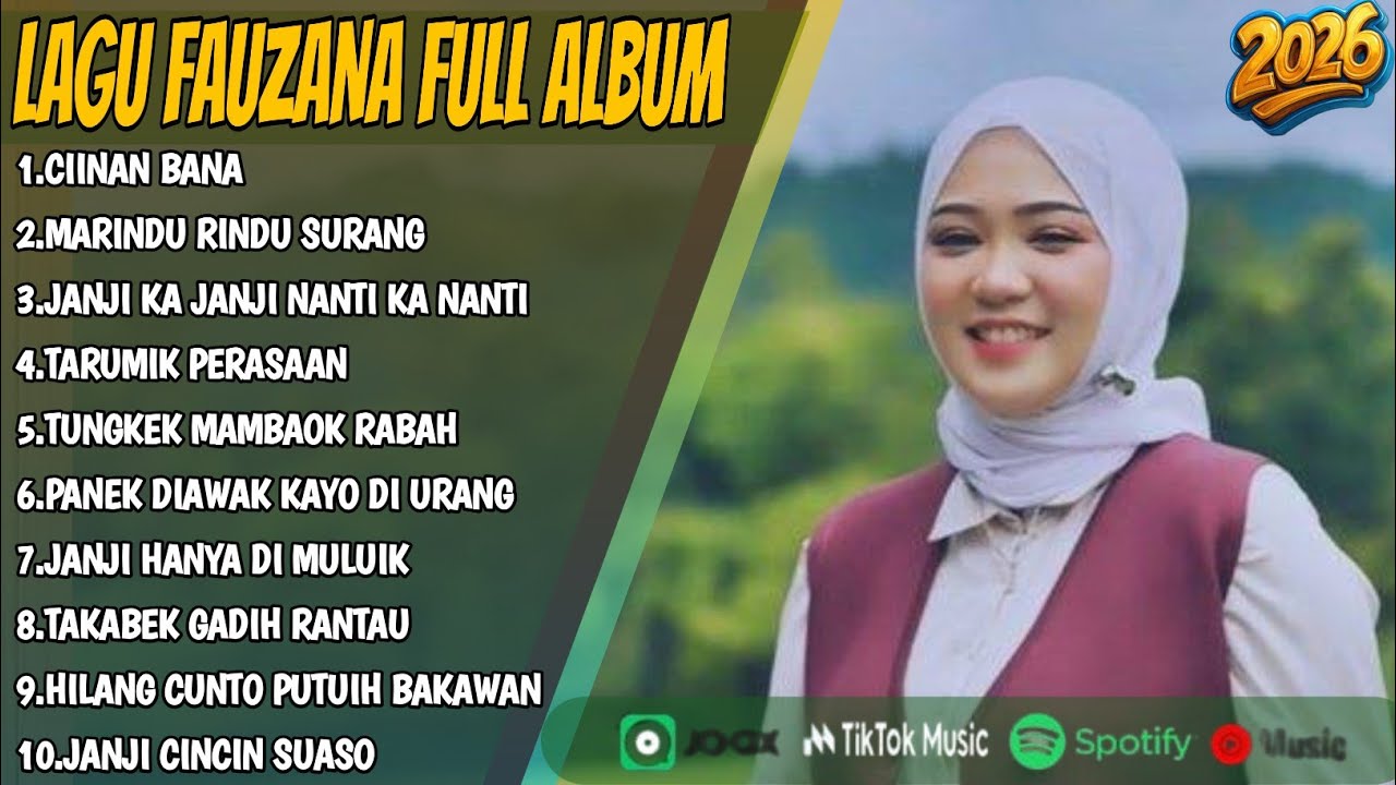 FAUZANA - CIINAN BANA | LAGU MINANG TERBARU 2026 VIRAL | MARINDU RINDU SURANG | FULL ALBUM