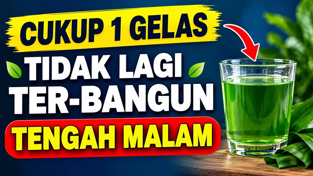 Kesehatan lansia | “1 Minuman yang Bikin Lansia Nggak Bangun Malam Lagi! Dokter Bongkar Rahasianya”