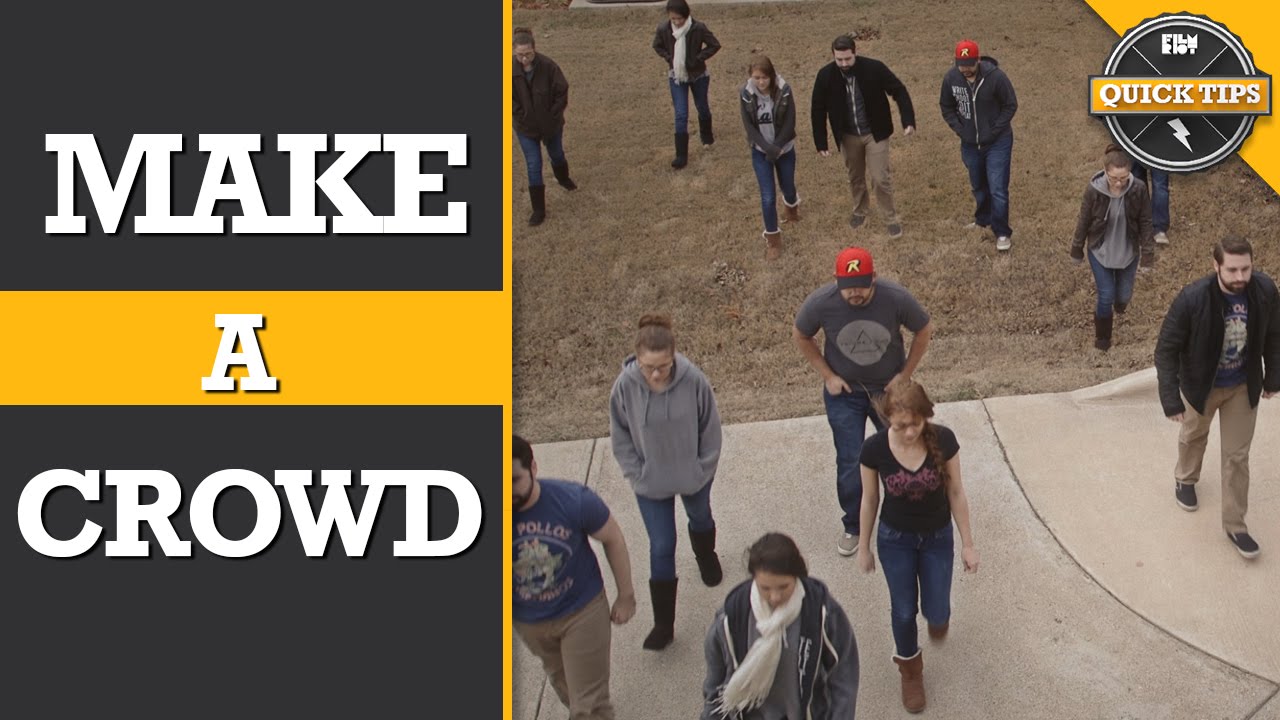 Quick Tips: Make a Crowd With Only A Few People!