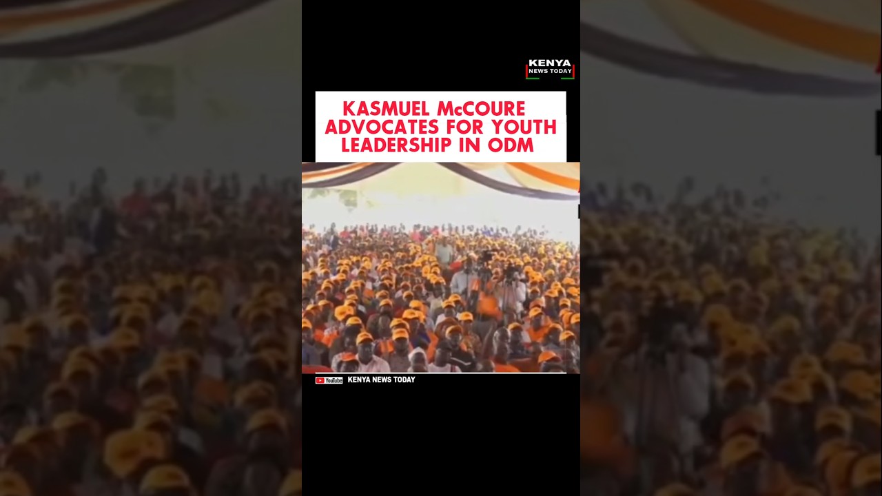 KASMUEL McCOURE  ADVOCATES FOR YOUTH LEADERSHIP IN ODM  
