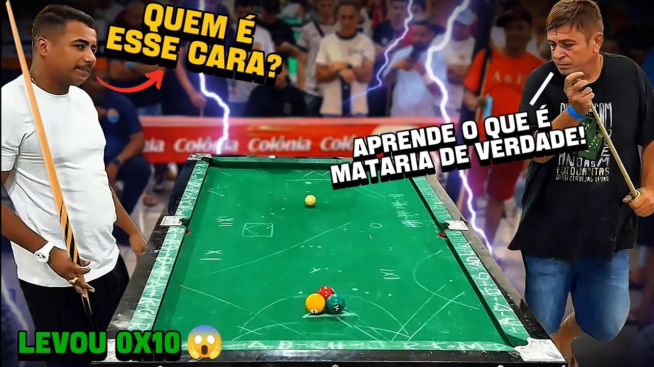 O MAYCON DE TEIXEIRA FOI SURPREENDIDO POR ESSE POPULAR! - O CARA JOGA DEMAIS!🔥😱  #sinuca 
