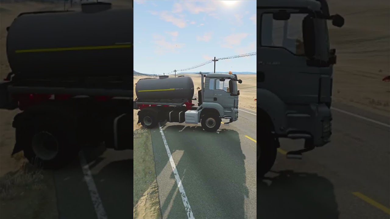 Unsuccessful overtake crash 