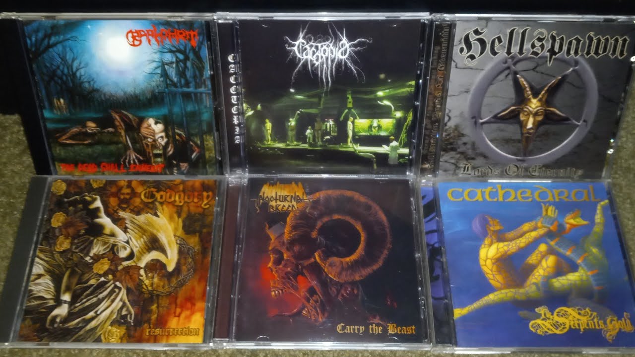 Добавил больше Black & Death Metal в мою обновленную коллекцию CD
