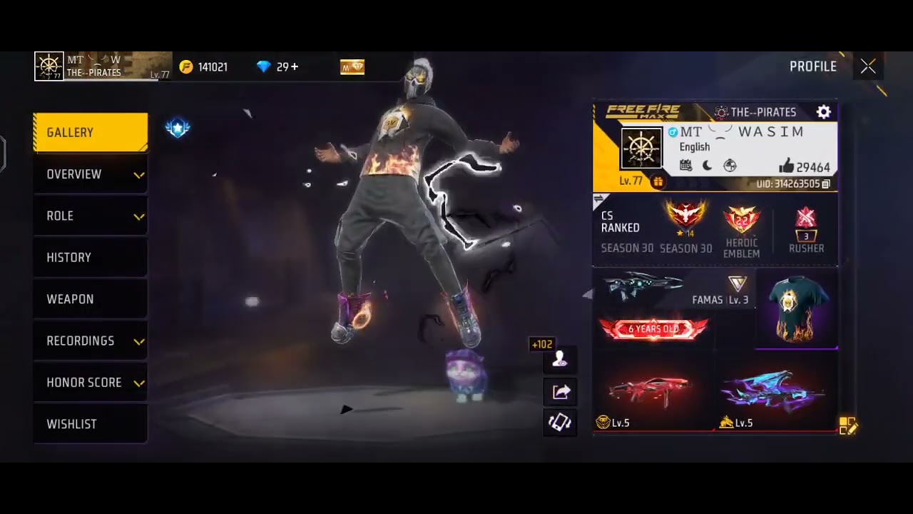 Free fire new MVP animation 👍
