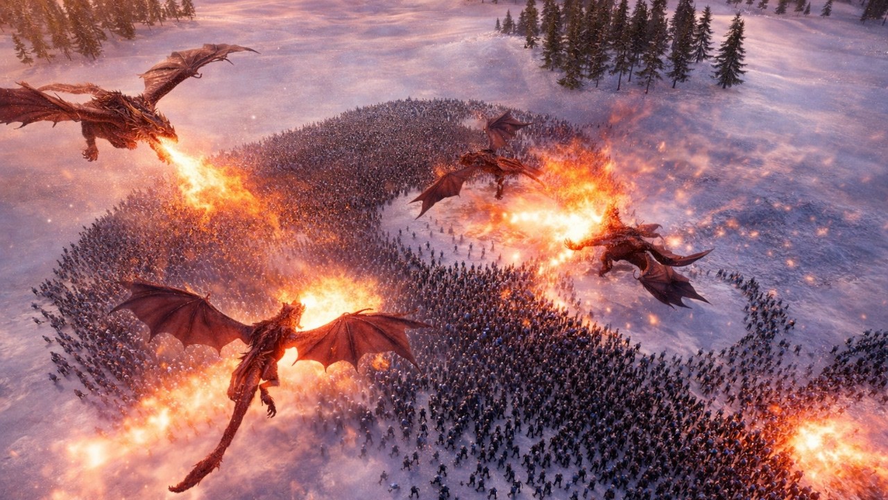 Can Dragons Stop the White Walker Army?
