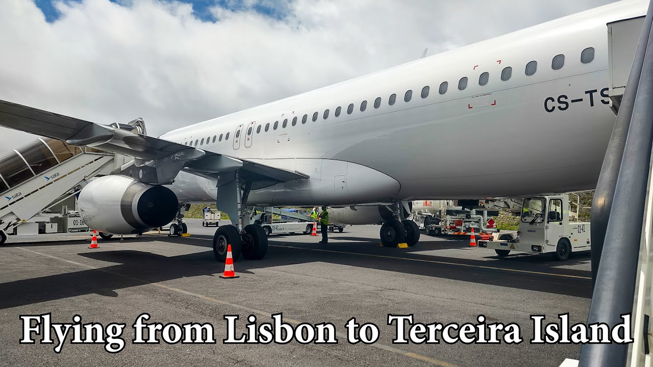 Lisbon to Terceira Island, Azores - 4K