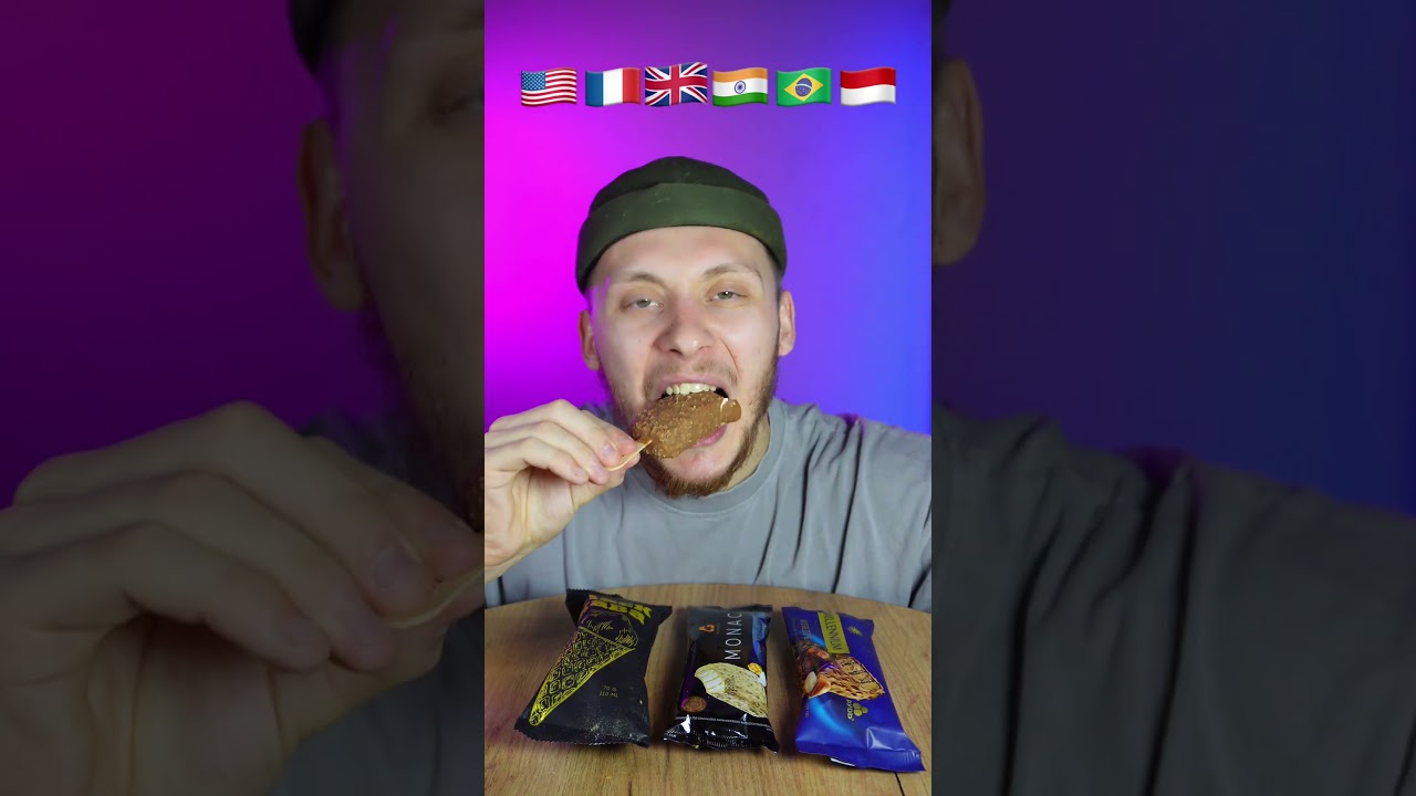 ICE CREAM FLAG MUKBANG №2  #asmr #mukbang #icecream