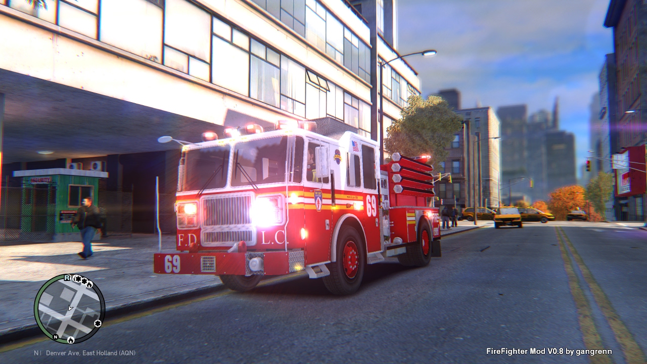 GTA IV FIREFIGHTER MOD: EPISODE 2: Engine 69 Day Shift: New Siren