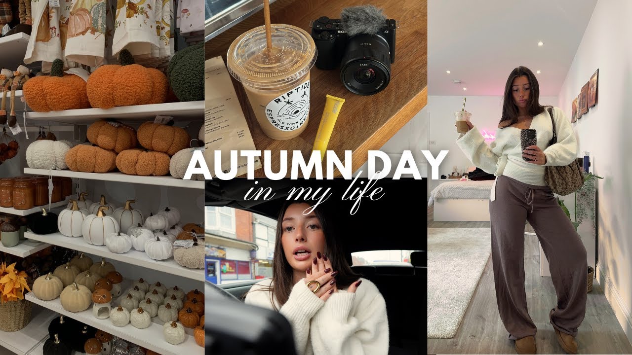 Видеоблог об идеальном осеннем дне🍂✨🕯️ Осенний декор, свидание с бранчем в одиночку, спортзал, ос...