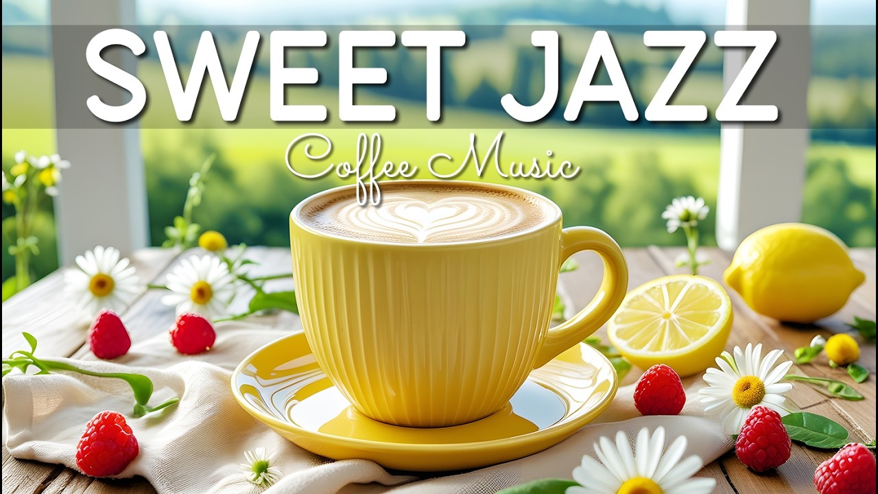Sweet March Coffee Jazz ☕ Smooth Piano Jazz & Gentle Bossa Nova Instrumental for Positive Mood