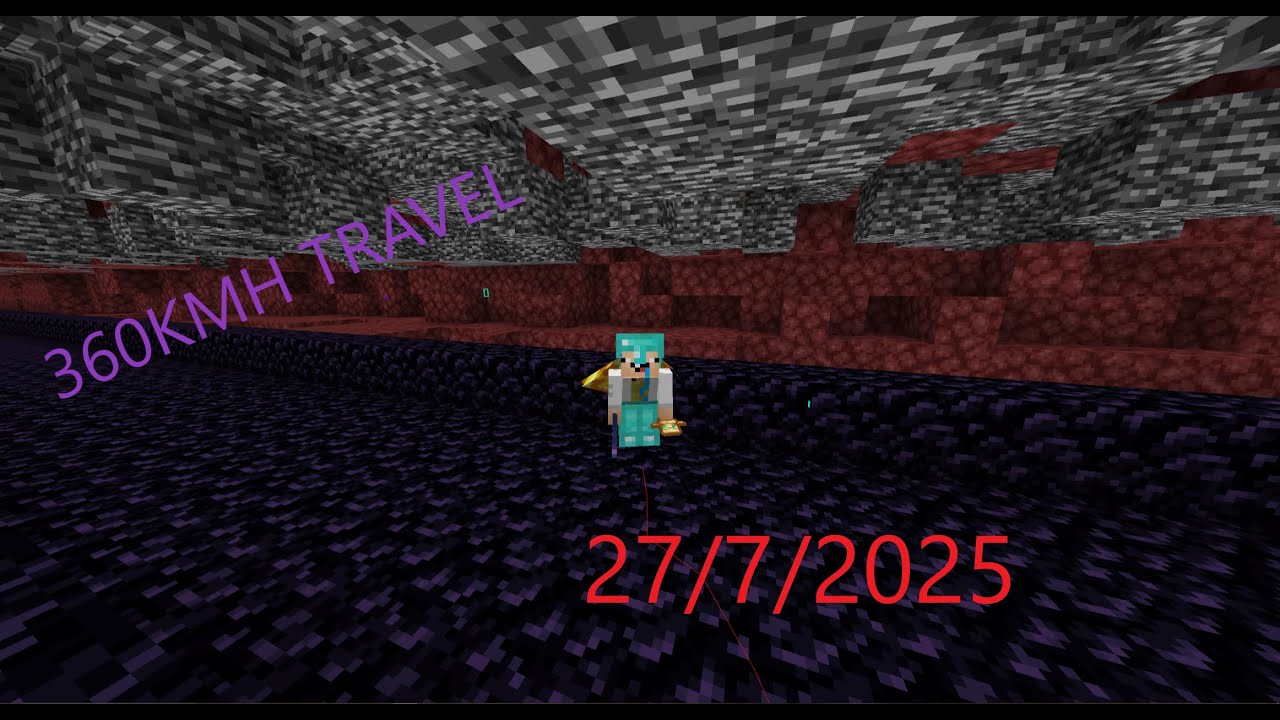 360kmh 2b2t ELYTRA BOUNCE TRAVEL 27/7/2025