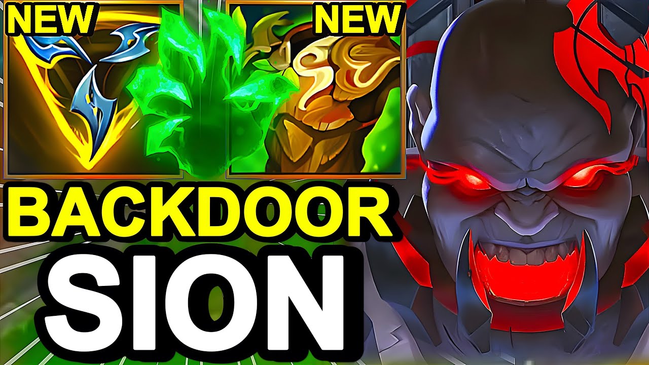 Wild Rift China Sion Top - NEW CRAZY INTING SION BUILD RUNES - Warmog's Armor Best Inting Item