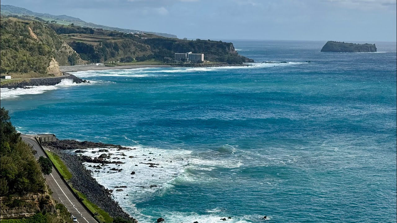 Driving along the old coastal road on the island of Sao Miguel 4K Azores Portugal 🇵🇹24.02.2026 #asmr