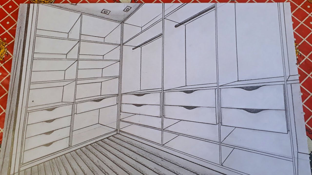 Aula de Desenho para Marcenaria. Aprenda a Desenhar Móveis Planejados. Aula 09 (#09)
