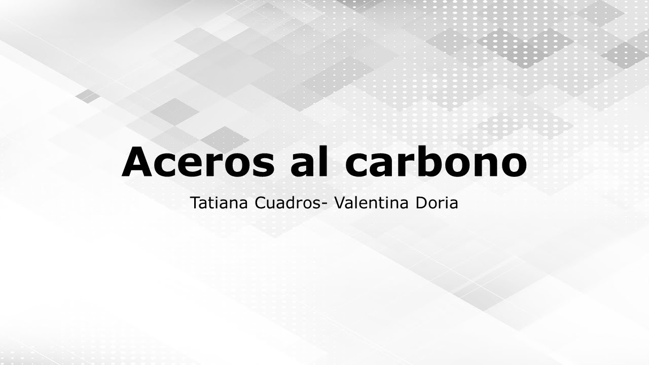 Aceros al carbono