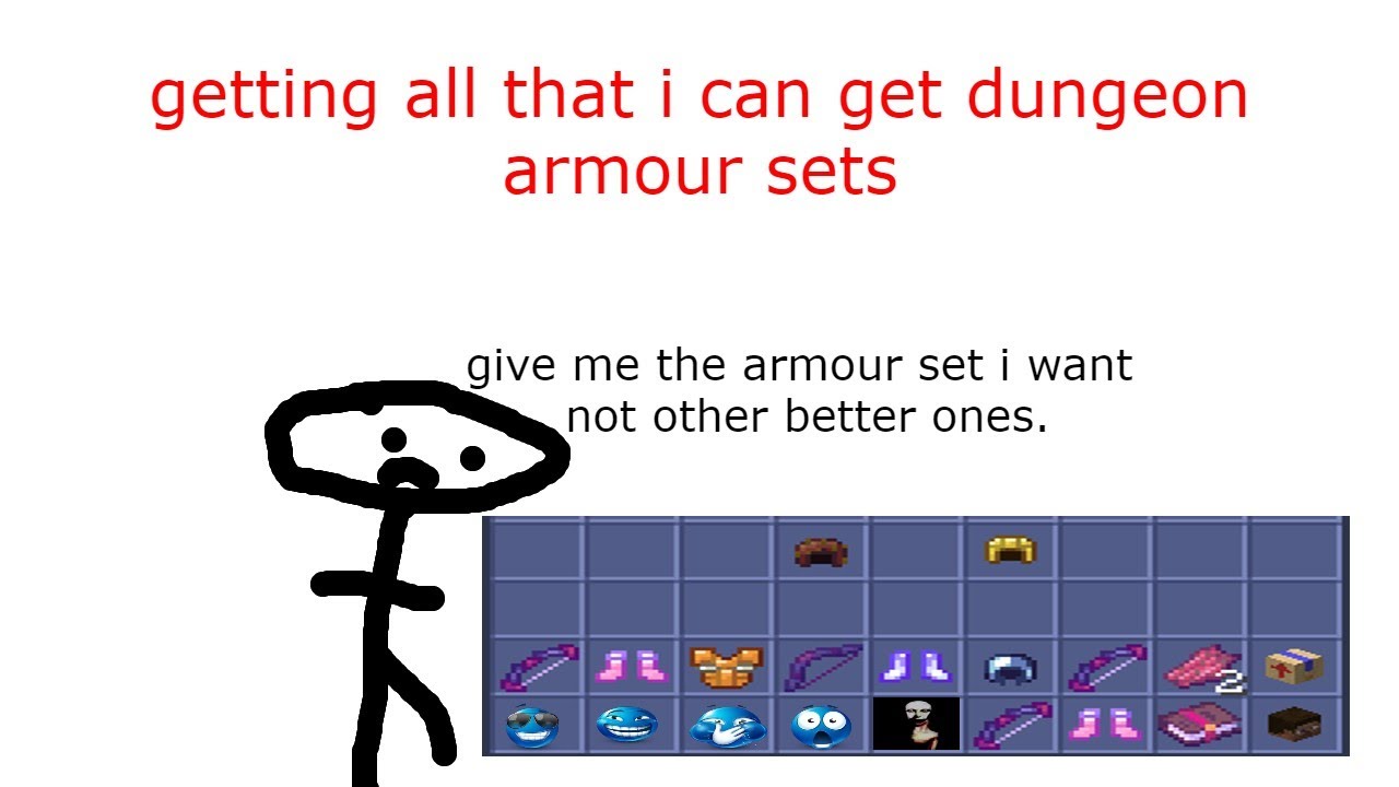 trying to get all dungeon sets (part 1)