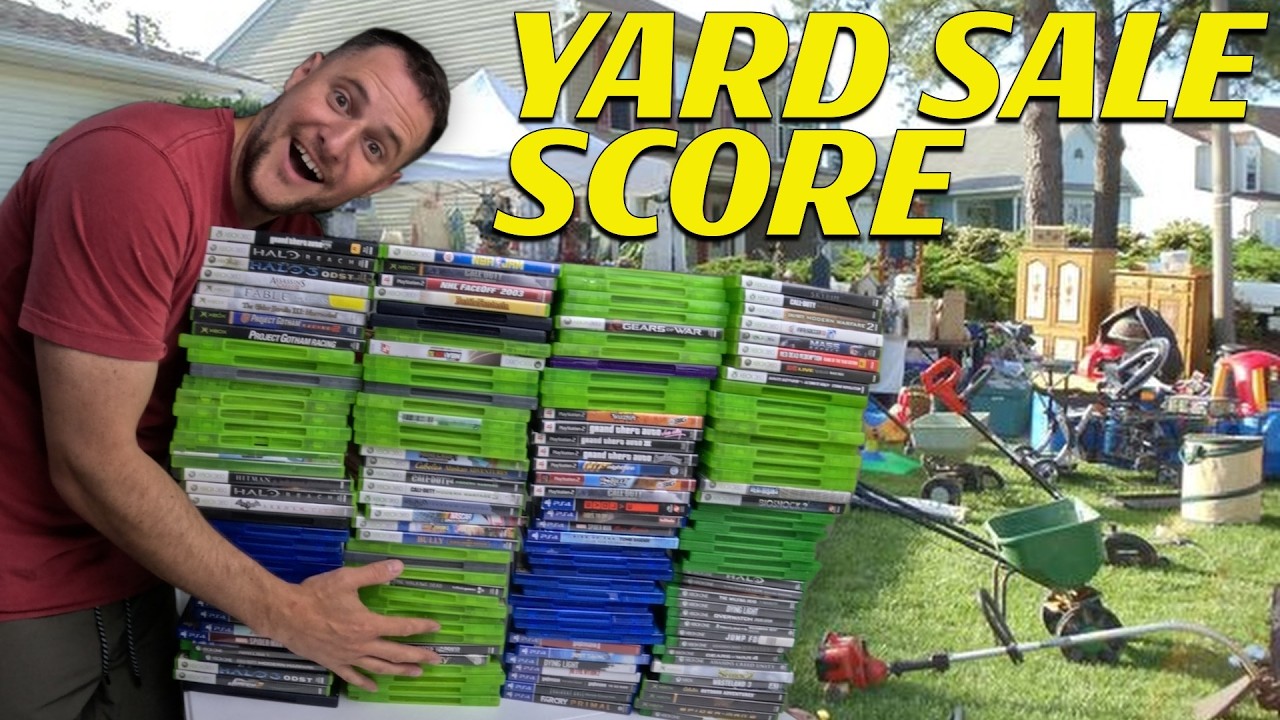Лучшая находка на гаражной распродаже! Огромная коллекция Xbox 360! Безумные ретро-игры.
