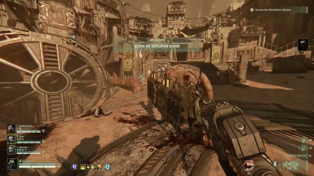 Warhammer 40k Darktide older bolt pistol run