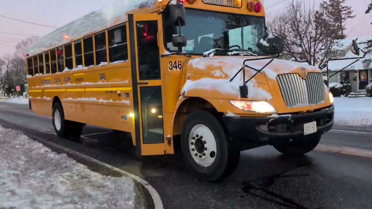 346 - 2021 IC CE school bus ride along IN THE SNOW!! (pre rec from dec 15)