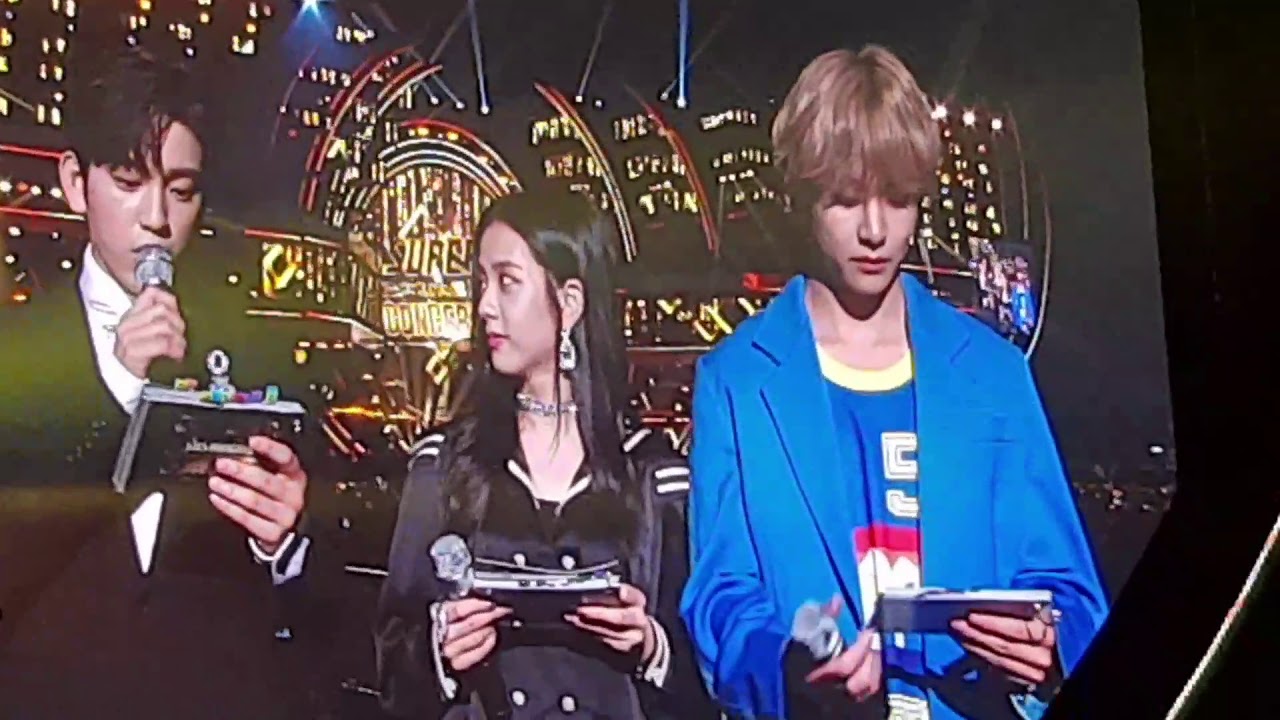 170924 Concert MC BTS V 방탄소년단 뷔 태형/BLACKPINK JISOO 블랙핑크 지수