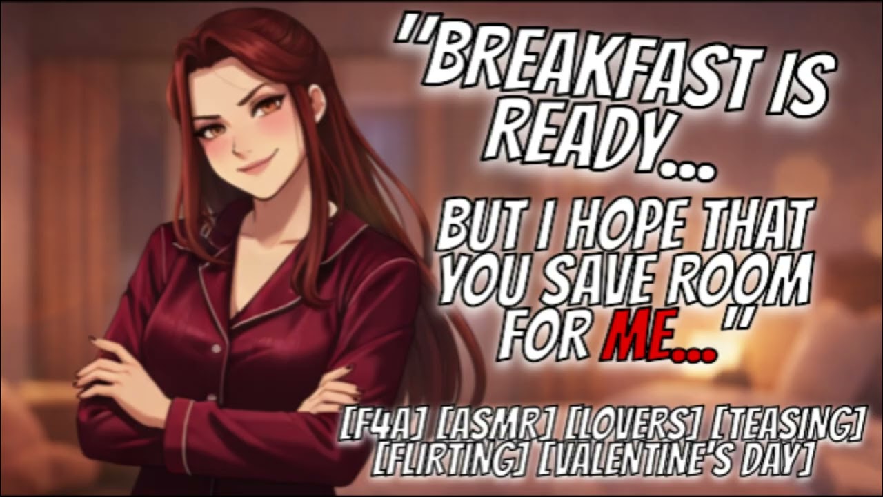 Your Girlfriend Brings You Valentine's Breakfast In Bed | Spicy ASMR Romance Audio Roleplay