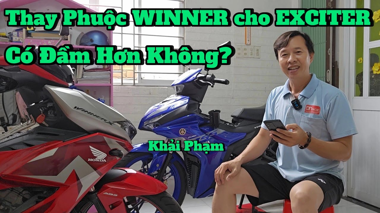 Exciter thay phuộc Winner vào có đầm hơn không? Khải Phạm #winner #winnerx #ex #exciter #exciter155