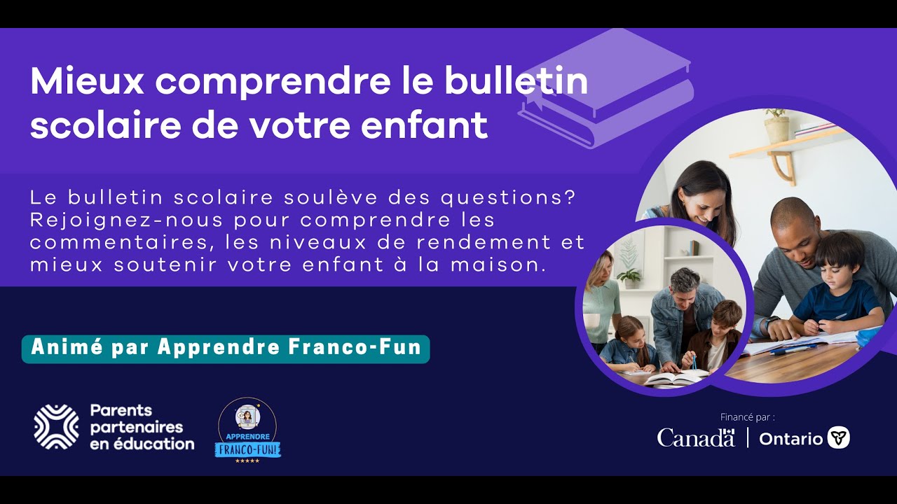 Soirée-parents : Mieux comprendre le bulletin scolaire de votre enfant
