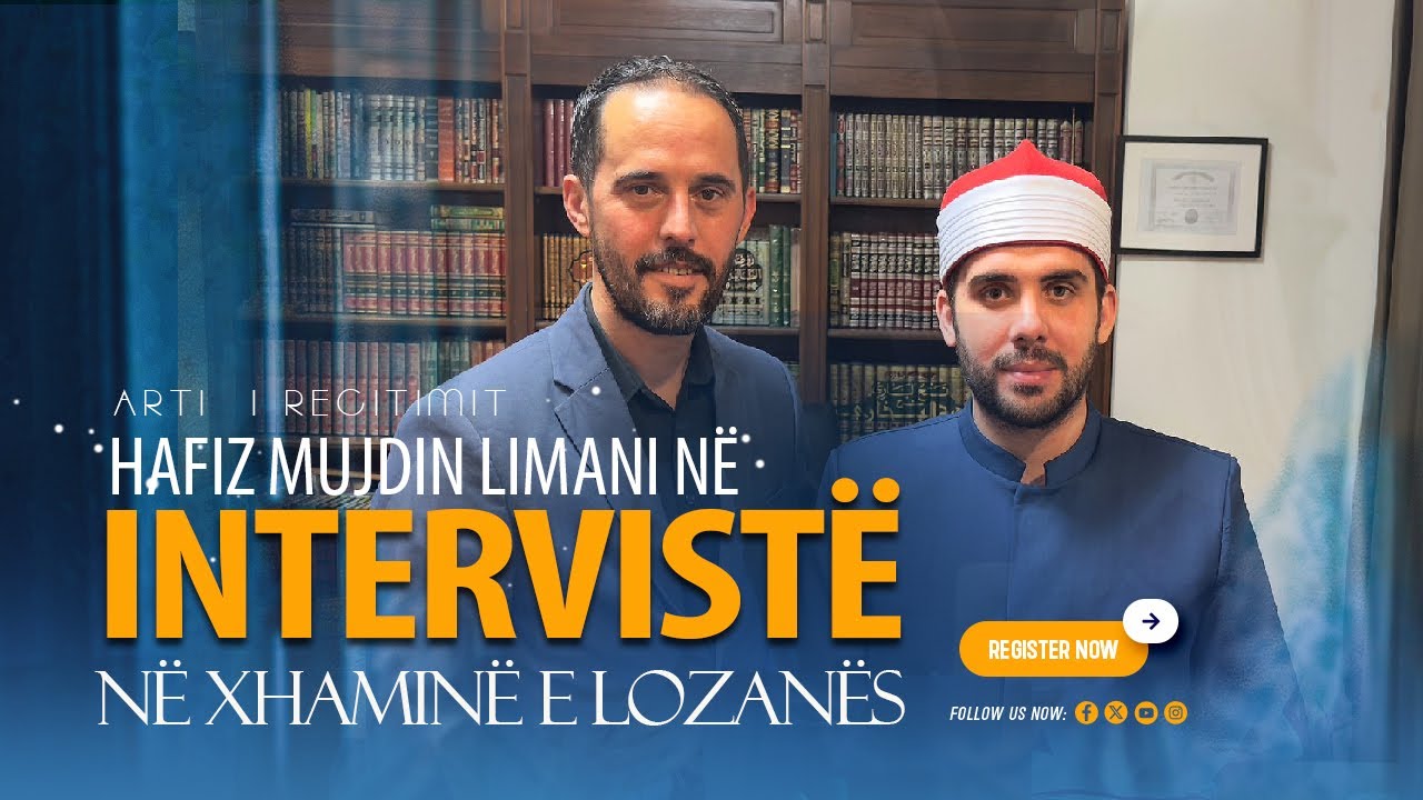 𝐇𝐚𝐟𝐢𝐳 𝐌𝐮𝐣𝐝𝐢𝐧 𝐋𝐢𝐦𝐚𝐧𝐢 në intervistë në Xhaminë e Lozanës
