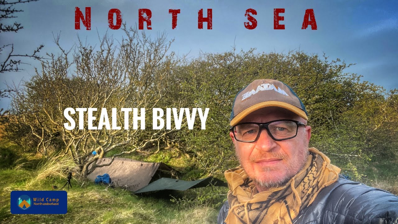 Coastal stealth bivy in the Alpkit Elan and DD superlight tarp #wildcamping #beachcamping
