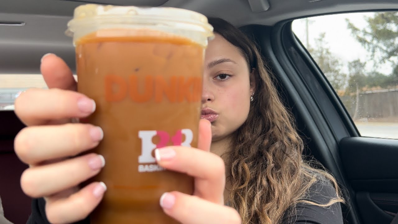 ASMR Lofi Tapping on Iced Coffee in the Car