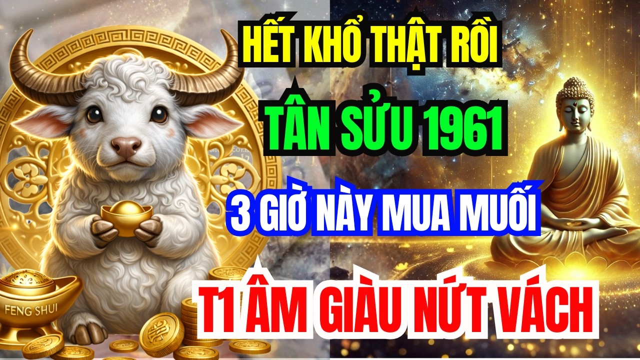 Thầy Phong Thủy Tiết Lộ: Tân Sửu 1961 Mua Muối Vào 3 Ngày Này, Tiền Về Như Thác Đổ, May Mắn Cả Năm