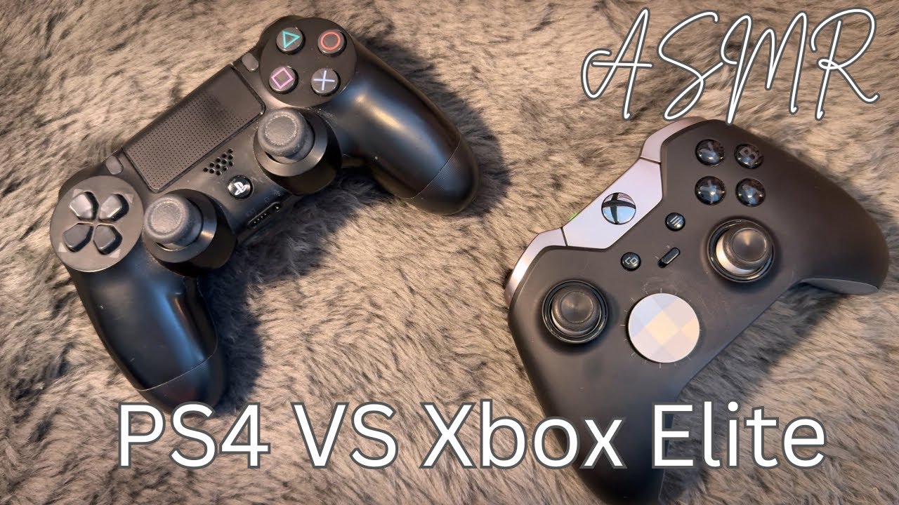 🎮 ASMR Controller Showdown 🎧 | PS4 vs Xbox Elite — Which Sounds Better? [No Talking]