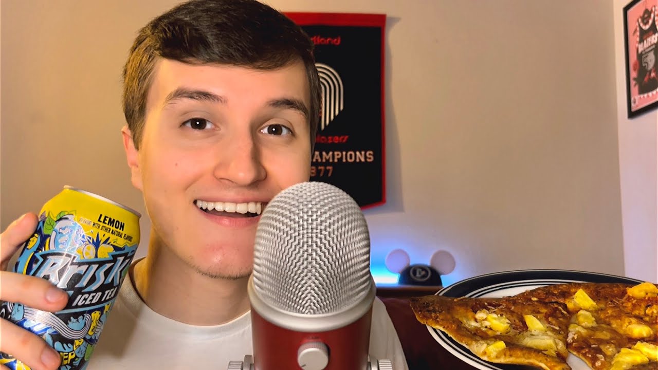 ASMR Papa Murphy’s Pizza Mukbang Whisper Ramble 🍕💤