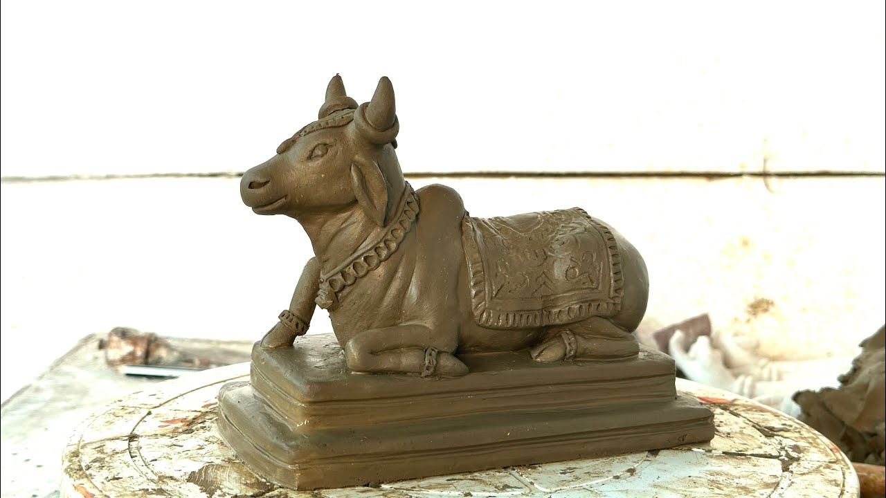 Nanadi maharaj statue making with clay #sculpture #statue #clayart #art #artwork #trending #viral 