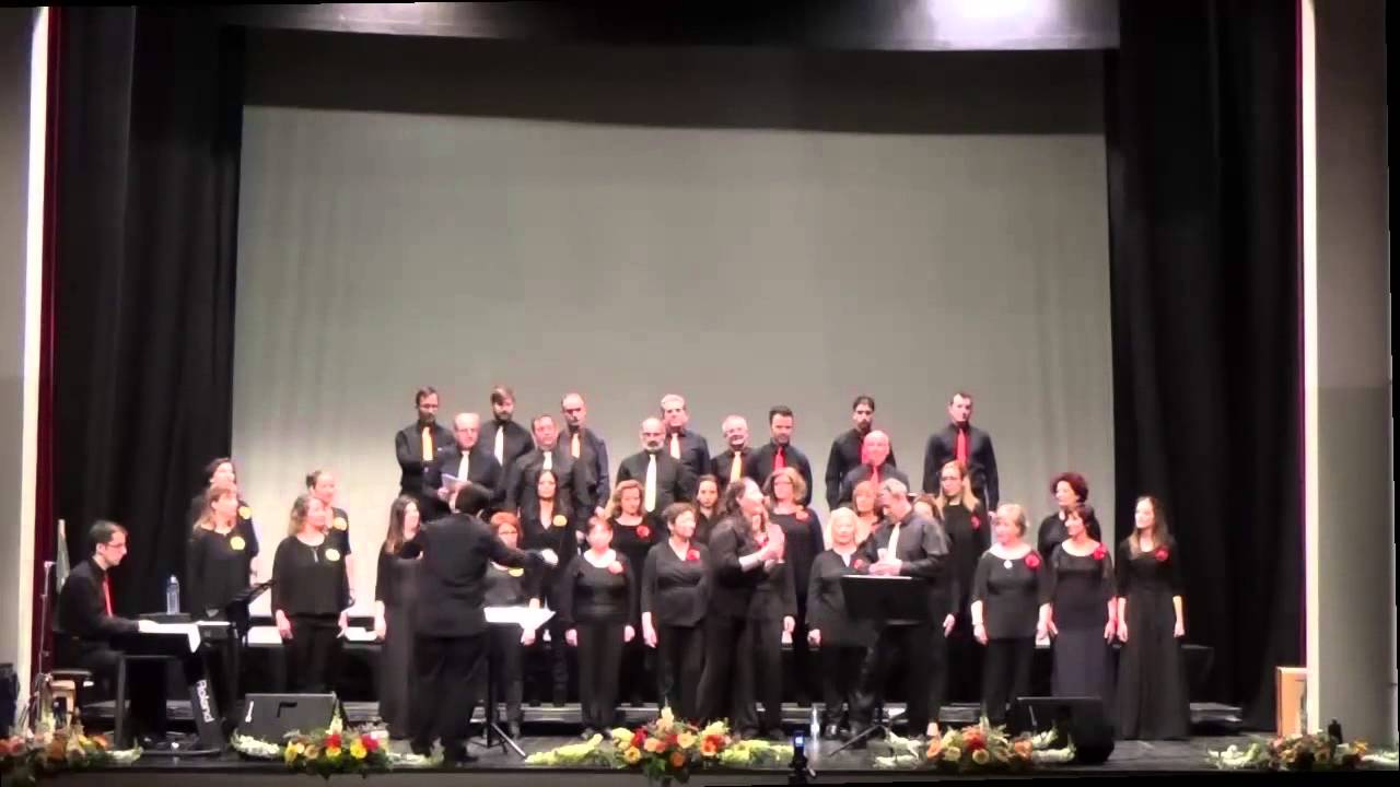 Brindis La Traviata, Coral Santiago Apostol en Alcanena, 12 abril 2015