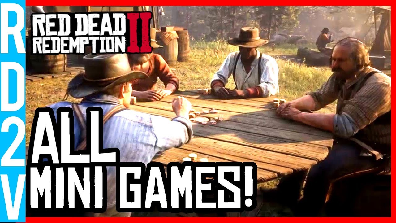 Red Dead Redemption 2 - ALL Confirmed Mini Games & Activities! (RDR2)
