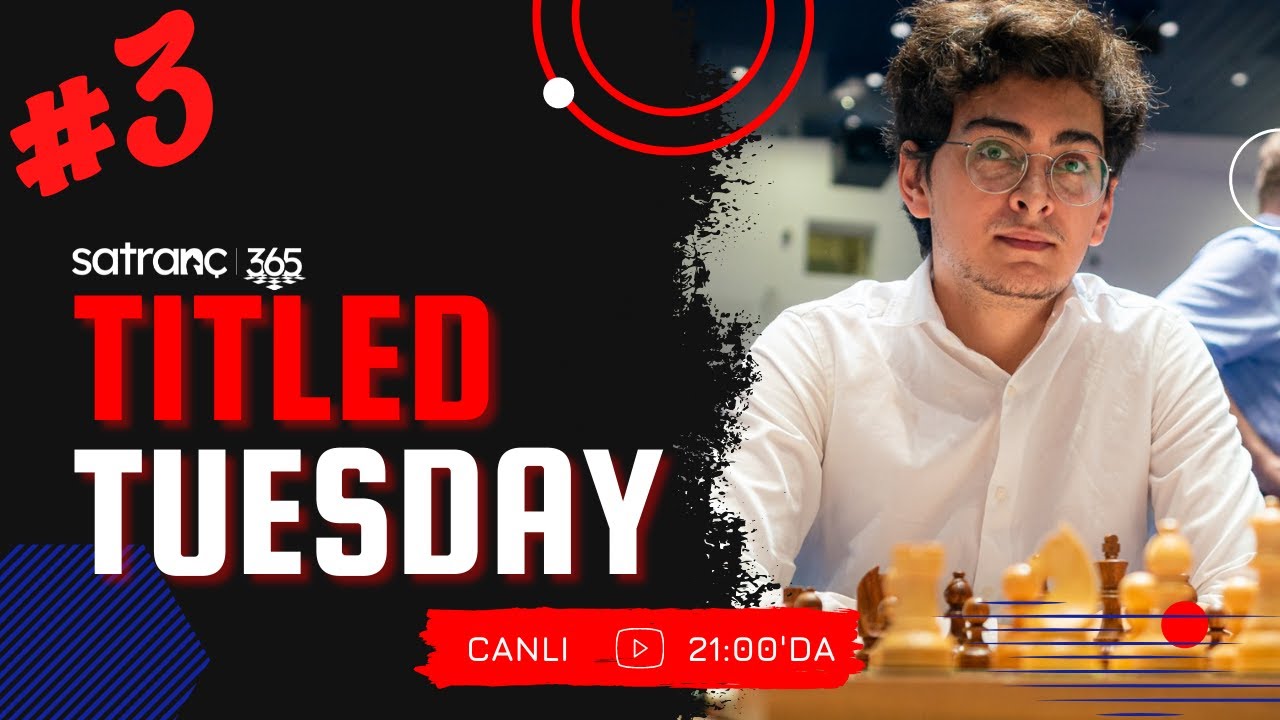 GM VAHAP ŞANAL TITLED TUESDAY TURNUVASINDA OYNUYOR!!!!