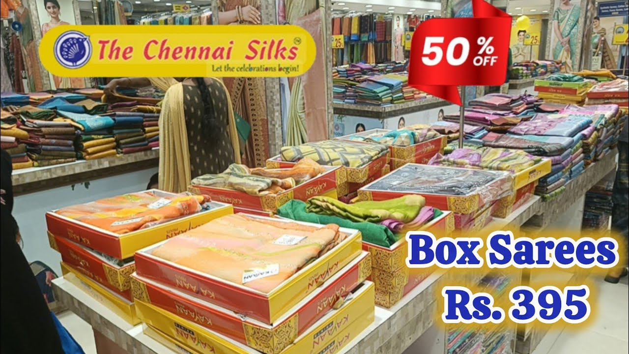 50% offerல் 395 முதல் Box Sarees collection