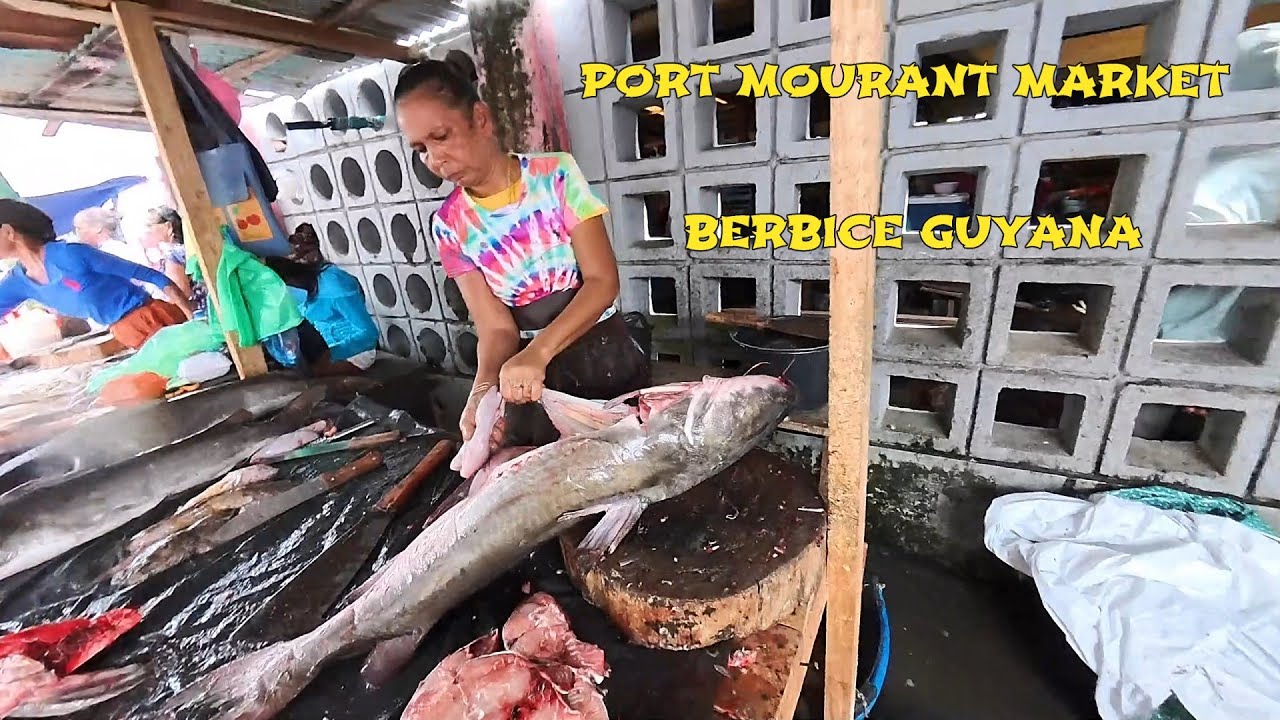 PORT MOURANT MARKET...BERBICE GUYANA.2025 MAY.