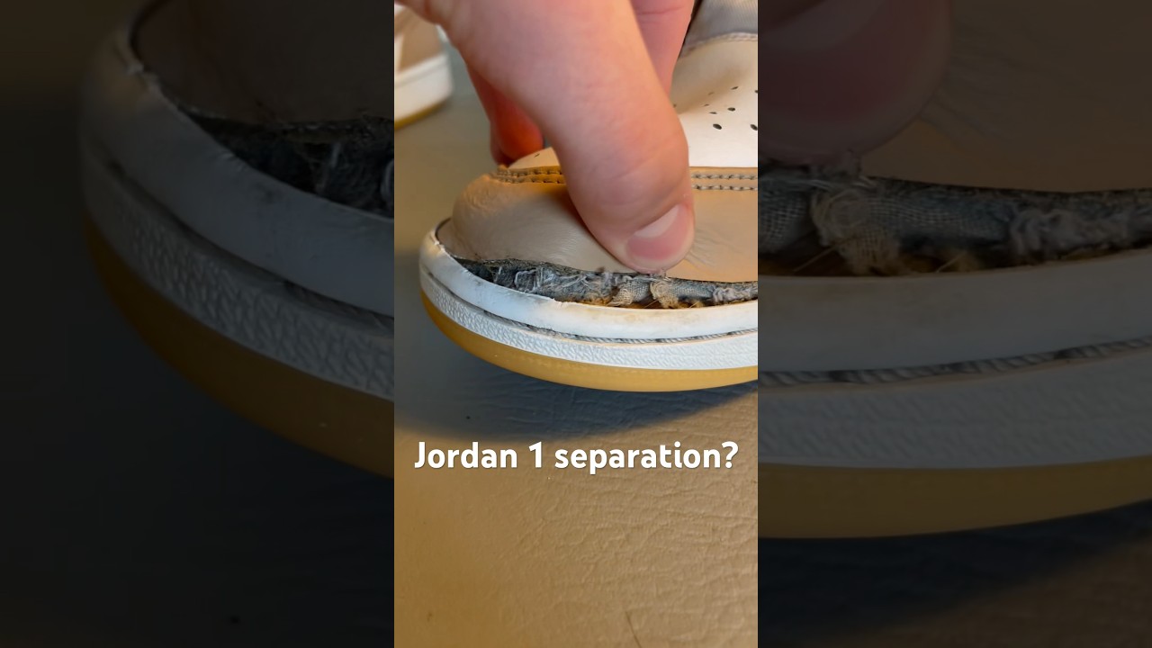 How to re-glue Jordan 1 uppers to sole! #jordan #sneaker #restoration